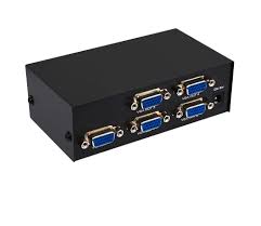 FJGEAR FJ-2004 4-Port VGA HD Splitter - Buy online at Sombot Computer